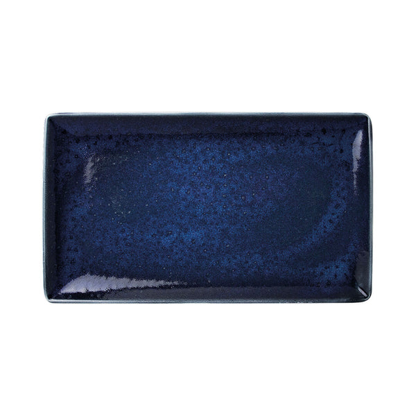 Utopia | Tableware | Vesuvius Lapis Rectangle Three 32 x 19cm (12 1/2 x 7 1/2") | Bespoke77