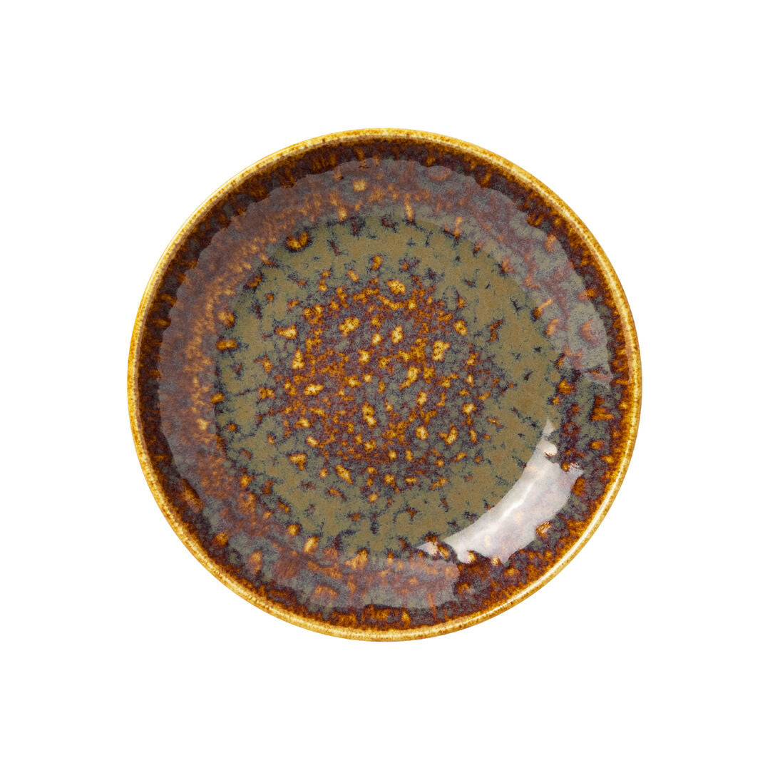 Utopia | Tableware | Vesuvius Amber Coupe Bowl 29cm 183.25cl (11 1/2" 64 1/2oz) | Bespoke77