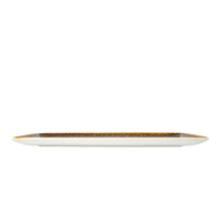 Utopia | Tableware | Vesuvius Amber Rectangle Three 32 x 19cm (12 1/2 x 7 1/2") | Bespoke77