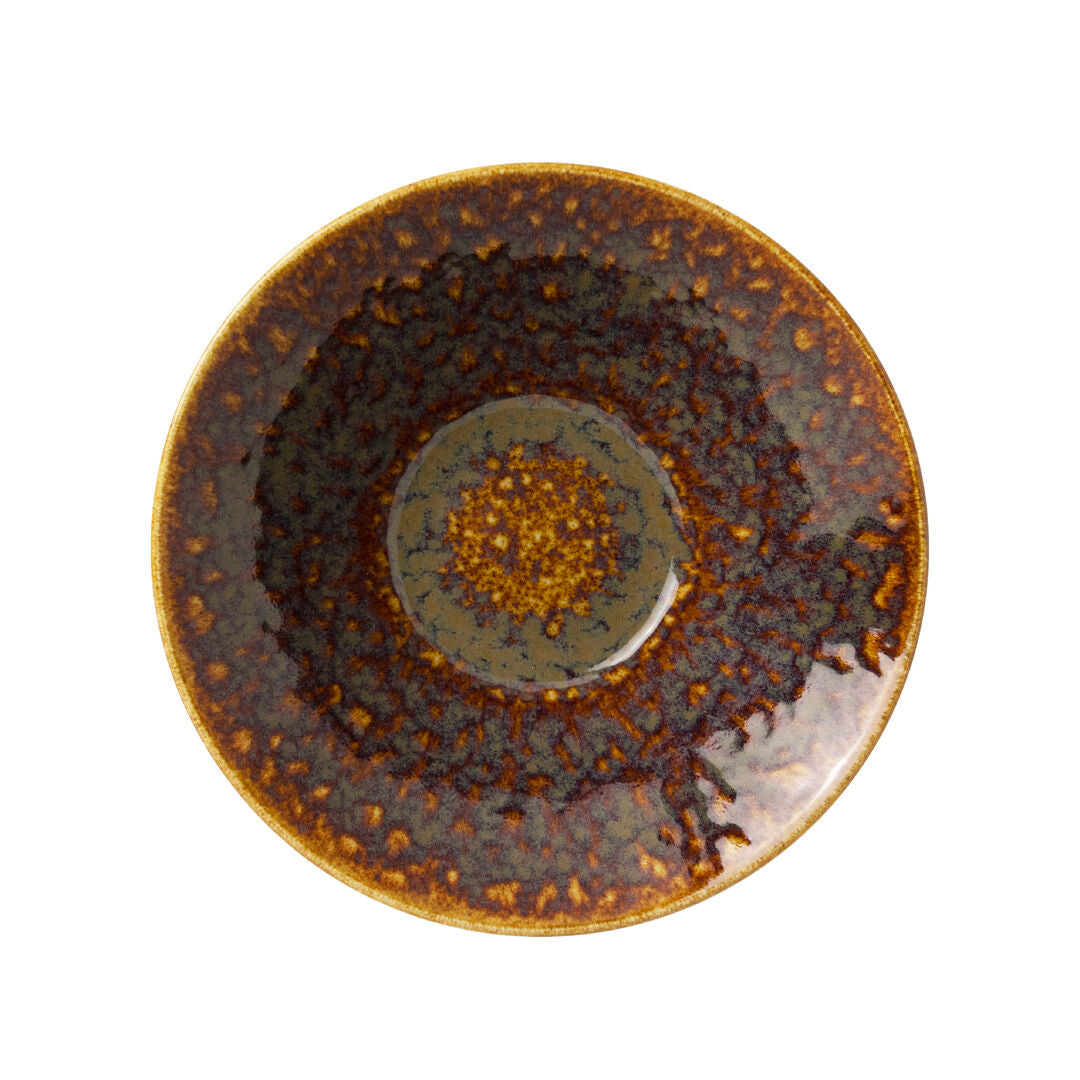 Utopia | Tableware | Vesuvius Amber Essence Bowl 20.25cm 99.75cl (8" 35 1/9oz) | Bespoke77