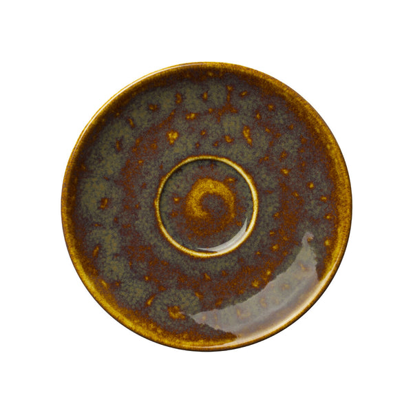 Utopia | Tableware | Vesuvius Amber Liv Saucer 15.25cm (6") | Bespoke77