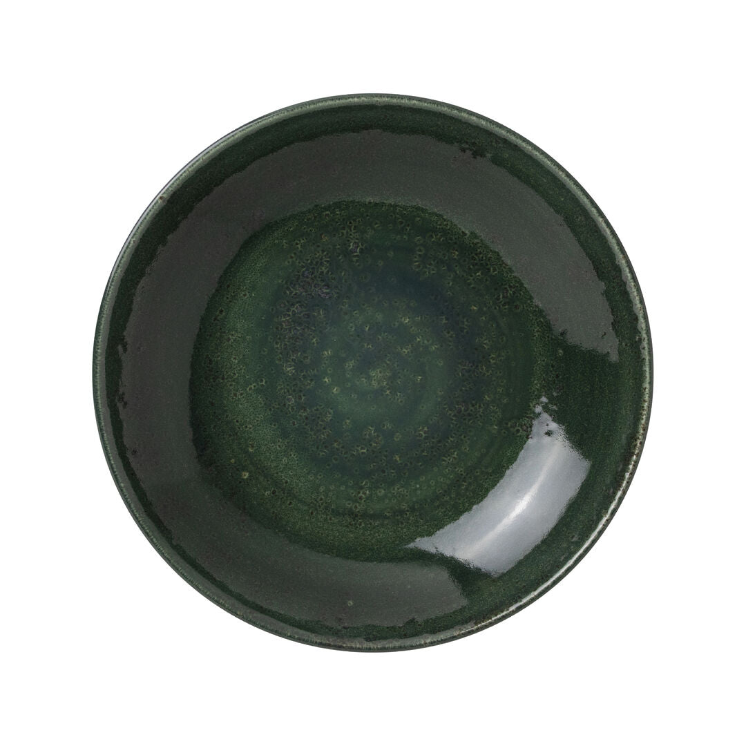Utopia | Tableware | Vesuvius Burnt Emerald Coupe Bowl 29cm 183.25cl (11 1/2" 64 1/2oz) | Bespoke77