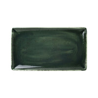 Utopia | Tableware | Vesuvius Burnt Emerald Rectangle Three 32 x 19cm (12 1/2 x 7 1/2") | Bespoke77