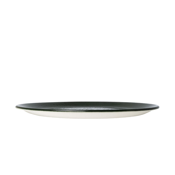 Utopia | Tableware | Vesuvius Burnt Emerald Coupe Plate 25.25cm (10") | Bespoke77