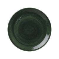Utopia | Tableware | Vesuvius Burnt Emerald Coupe Plate 20.25cm (8") | Bespoke77