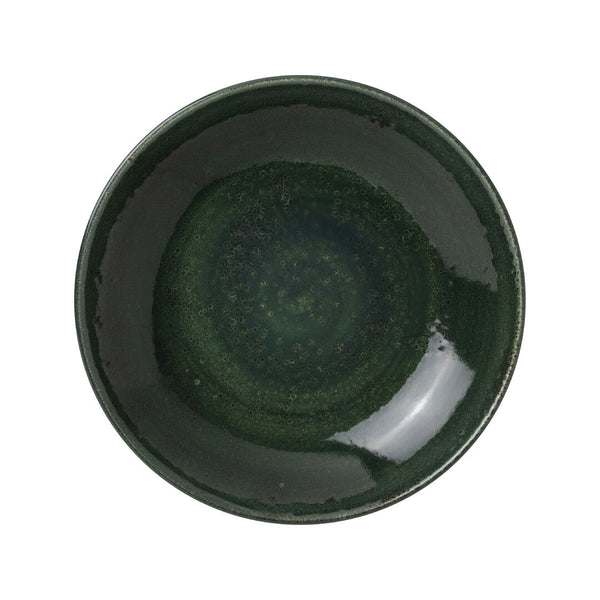 Utopia | Tableware | Vesuvius Burnt Emerald Coupe Bowl 25.5cm 120.25cl (10" 42 2/7oz) | Bespoke77