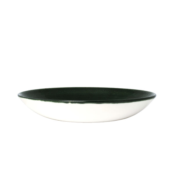 Utopia | Tableware | Vesuvius Burnt Emerald Coupe Bowl 25.5cm 120.25cl (10" 42 2/7oz) | Bespoke77