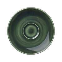 Utopia | Tableware | Vesuvius Burnt Emerald Liv Saucer 15.25cm (6") | Bespoke77