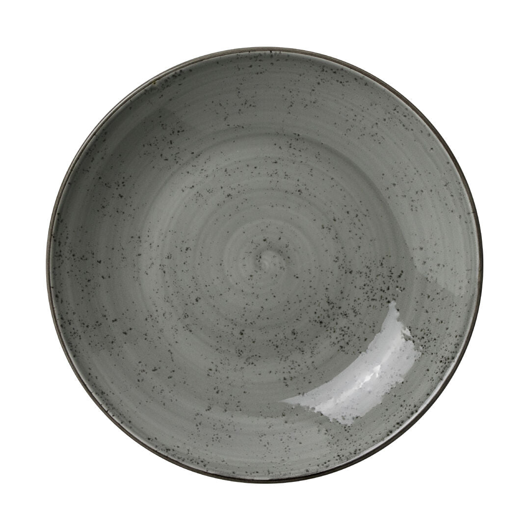 Utopia | Tableware | Smoke Coupe Bowl 21.6cm 83.5cl (8 1/2" 29 2/5oz) | Bespoke77