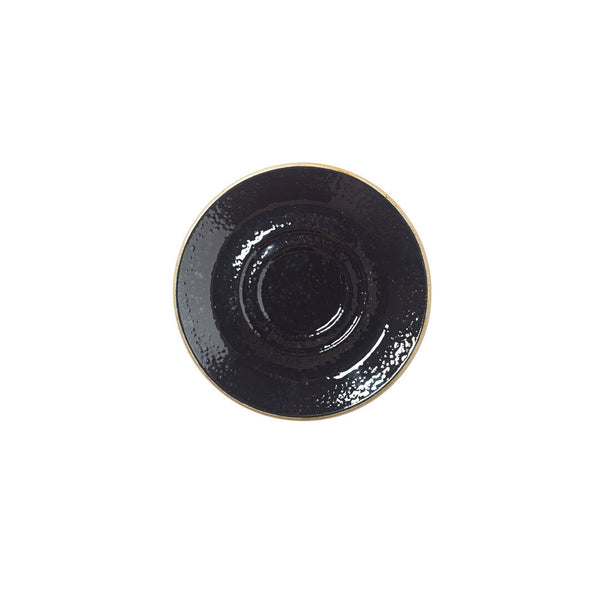 Utopia | Tableware | Craft Liquorice D/W Saucer 14.5cm (5 3/4") | Bespoke77