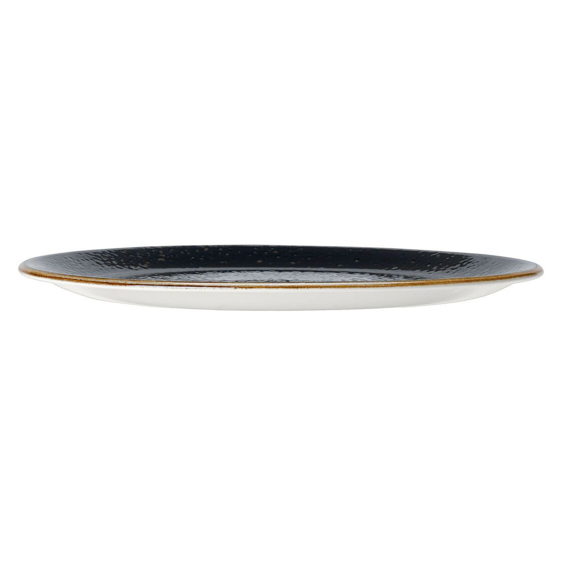 Utopia | Tableware | Craft Liquorice Coupe Plate 30cm (11 3/4") | Bespoke77