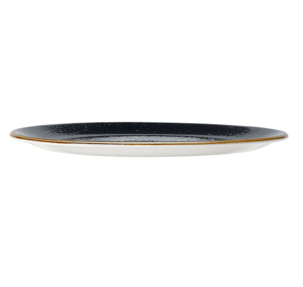 Utopia | Tableware | Craft Liquorice Coupe Plate 30cm (11 3/4") | Bespoke77