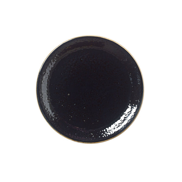Utopia | Tableware | Craft Liquorice Coupe Plate 20.25cm (8") | Bespoke77