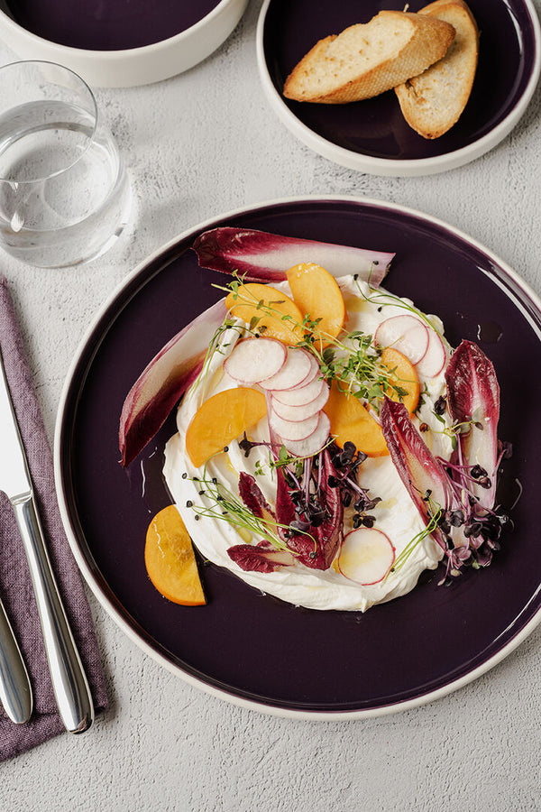 Utopia | Tableware | Nyx Damson Nordic Coupe Plate 28cm (11") | Bespoke77