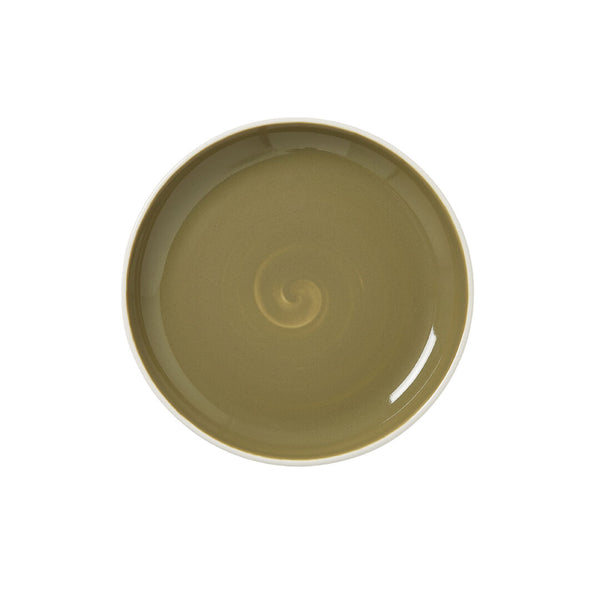 Utopia | Tableware | Nyx Olive Nordic Coupe Plate 20.25cm (8") | Bespoke77