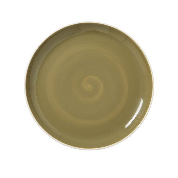Utopia | Tableware | Nyx Olive Nordic Coupe Plate 25.25cm (10") | Bespoke77
