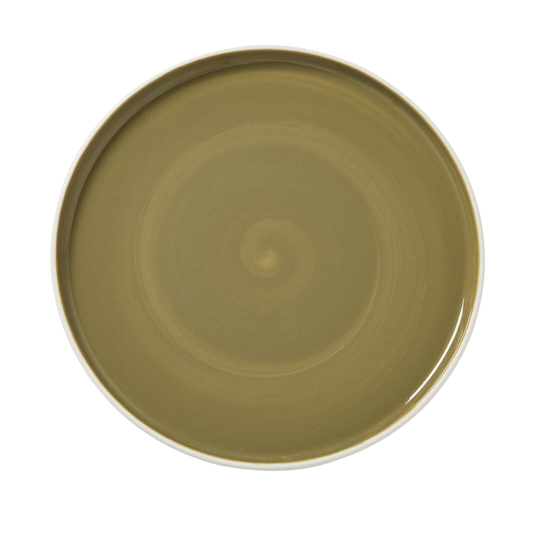 Utopia | Tableware | Nyx Olive Stack Plate 28.5cm (11 1/4") | Bespoke77