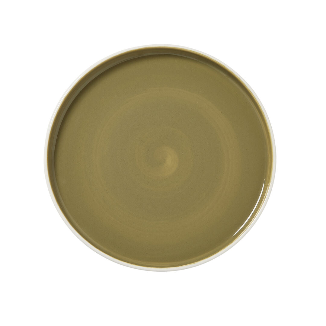 Utopia | Tableware | Nyx Olive Stack Plate 25.5cm (10") | Bespoke77