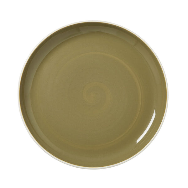 Utopia | Tableware | Nyx Olive Nordic Coupe Plate 28cm (11") | Bespoke77
