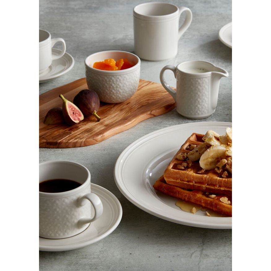 Utopia | Tableware | Bead Accent Coupe Plate 28.5cm (11 1/4") | Bespoke77