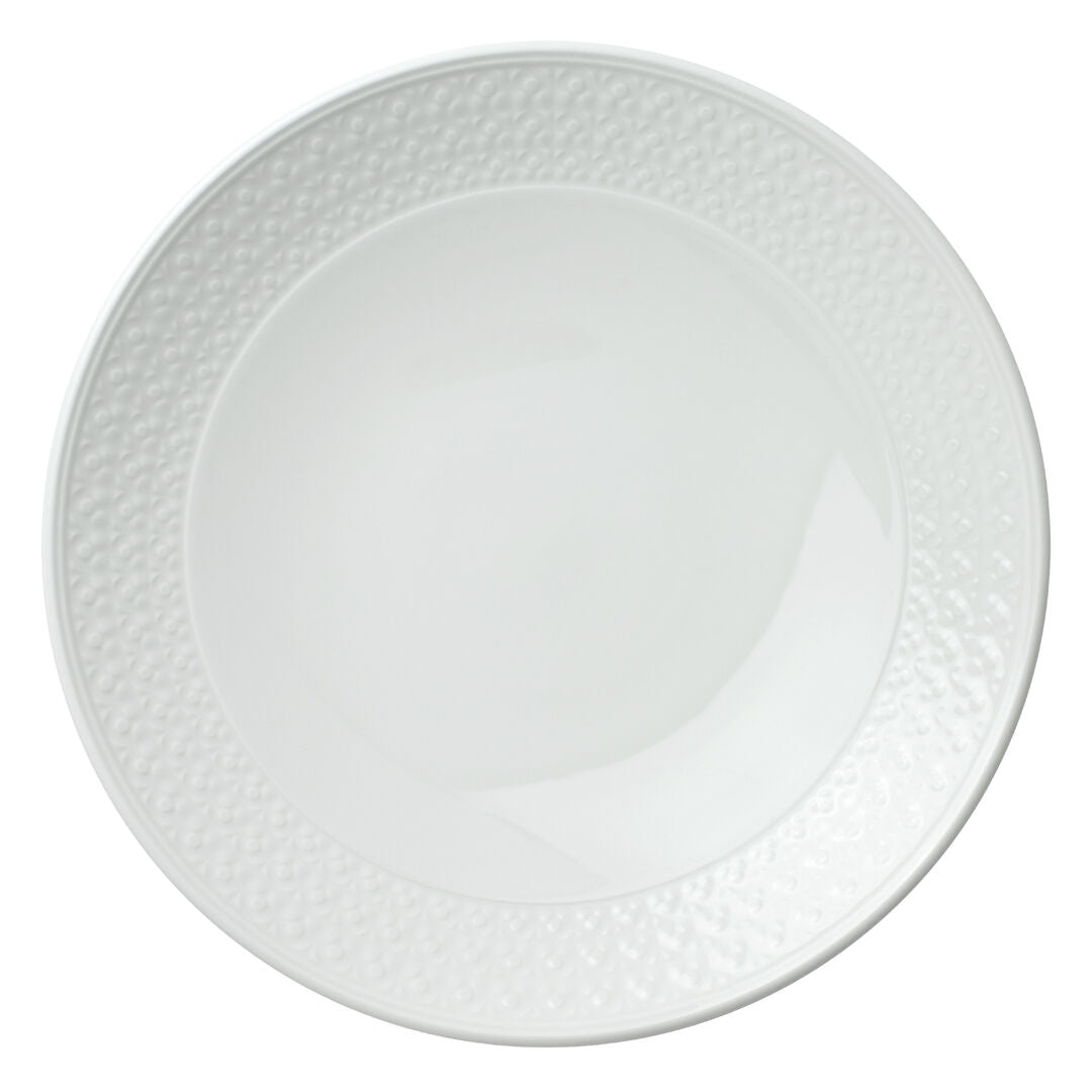 Utopia | Tableware | Bead Accent Coupe Bowl 25.25cm 120.25cl (10" 42 3/10oz) | Bespoke77