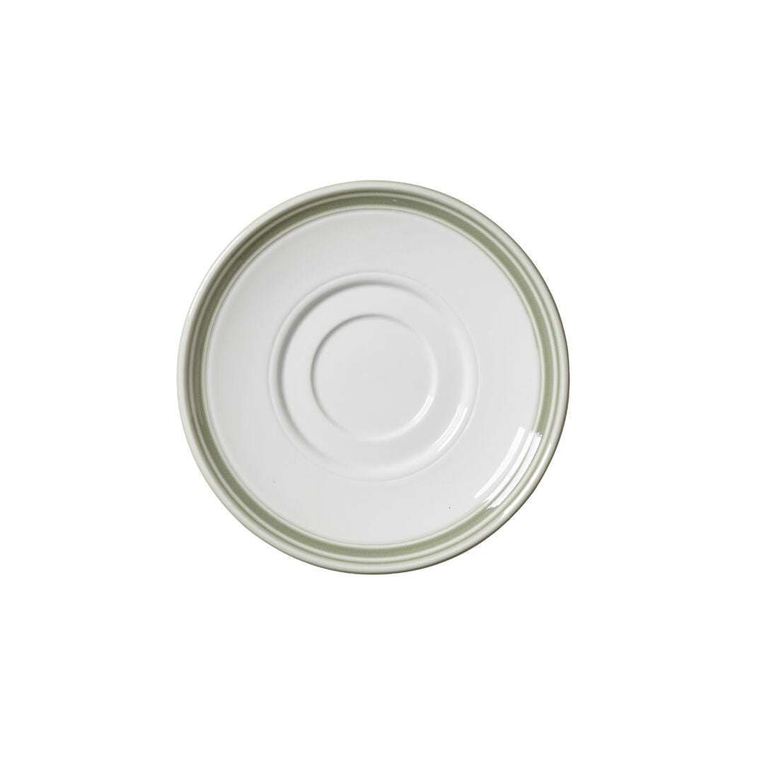 Utopia | Tableware | Bead Sage Saucer 15cm (6") | Bespoke77