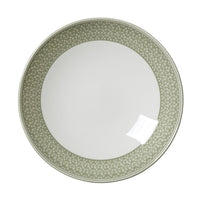 Utopia | Tableware | Bead Sage Accent Coupe Bowl 25.25cm 120.25cl (10" 42 3/10oz) | Bespoke77