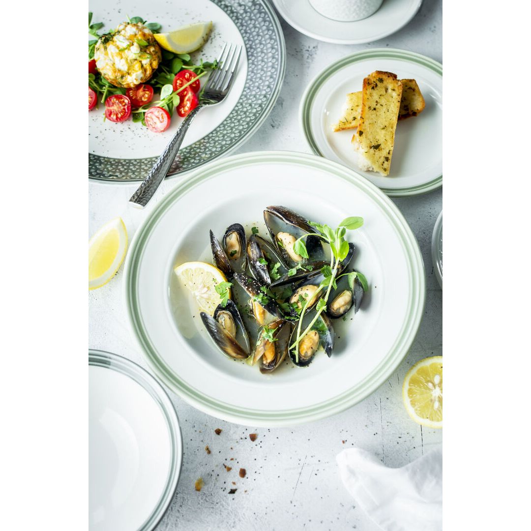 Utopia | Tableware | Bead Truffle Soup/Pasta Plate 24cm (9 1/2") | Bespoke77