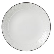Utopia | Tableware | Bead Black Band Accent Coupe Plate 28.5cm (11 1/4") | Bespoke77