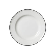 Utopia | Tableware | Bead Black Band Plate 20.25cm (8") | Bespoke77