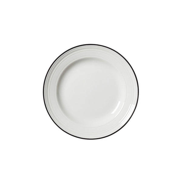 Utopia | Tableware | Bead Black Band Plate 16.5cm (6 1/2") | Bespoke77