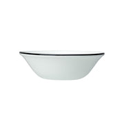 Utopia | Tableware | Bead Black Band Oatmeal Bowl 16.5cm (6 1/2") | Bespoke77