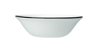 Utopia | Tableware | Bead Black Band Oatmeal Bowl 16.5cm (6 1/2") | Bespoke77