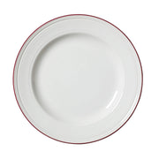 Utopia | Tableware | Bead Maroon Band Plate 25.5cm (10") | Bespoke77