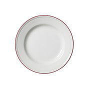 Utopia | Tableware | Bead Maroon Band Plate 20.25cm (8") | Bespoke77