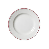 Utopia | Tableware | Bead Maroon Band Plate 20.25cm (8") | Bespoke77