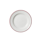 Utopia | Tableware | Bead Maroon Band Plate 16.5cm (6 1/2") | Bespoke77