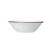Utopia | Tableware | Bead Maroon Band Oatmeal Bowl 16.5cm (6 1/2") | Bespoke77