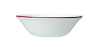 Utopia | Tableware | Bead Maroon Band Oatmeal Bowl 16.5cm (6 1/2") | Bespoke77