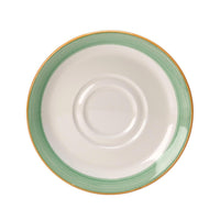 Utopia | Tableware | Rio Green D/W Saucer 14.5cm (5 3/4") | Bespoke77
