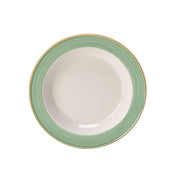 Utopia | Tableware | Rio Green Slimline Soup Plate 21.5cm 39.75cl (8 1/2" 14oz) | Bespoke77