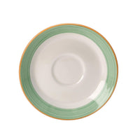 Utopia | Tableware | Rio Green Slimline Saucer 15.25cm (6") | Bespoke77