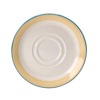 Utopia | Tableware | Rio Yellow D/W Saucer 14.5cm (5 3/4") | Bespoke77