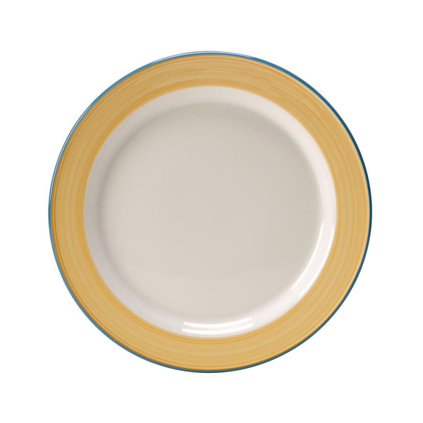 Utopia | Tableware | Rio Yellow Slimline Plate 27cm (10 5/8") | Bespoke77