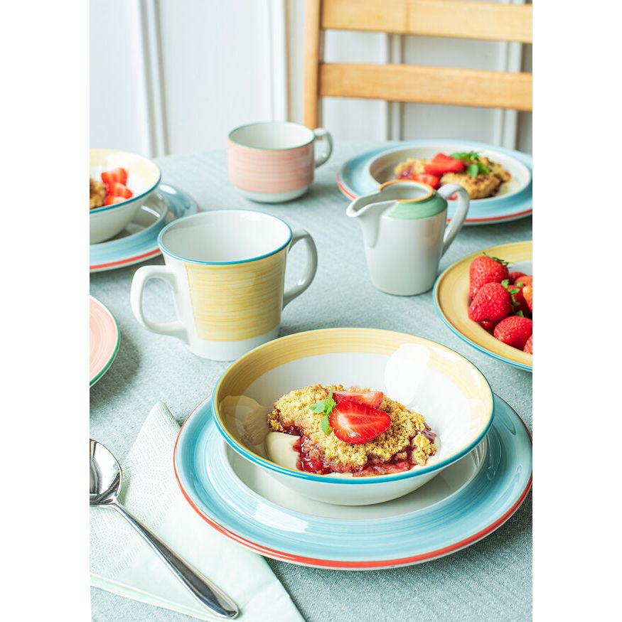 Utopia | Tableware | Rio Yellow Slimline Plate 27cm (10 5/8") | Bespoke77