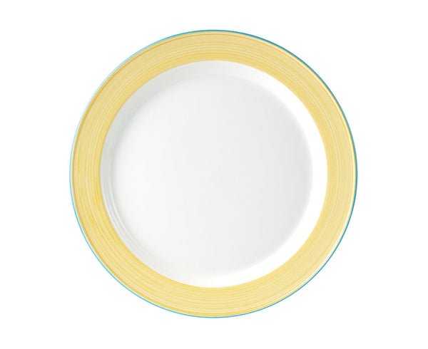 Utopia | Tableware | Rio Yellow Slimline Plate 23cm (9") | Bespoke77