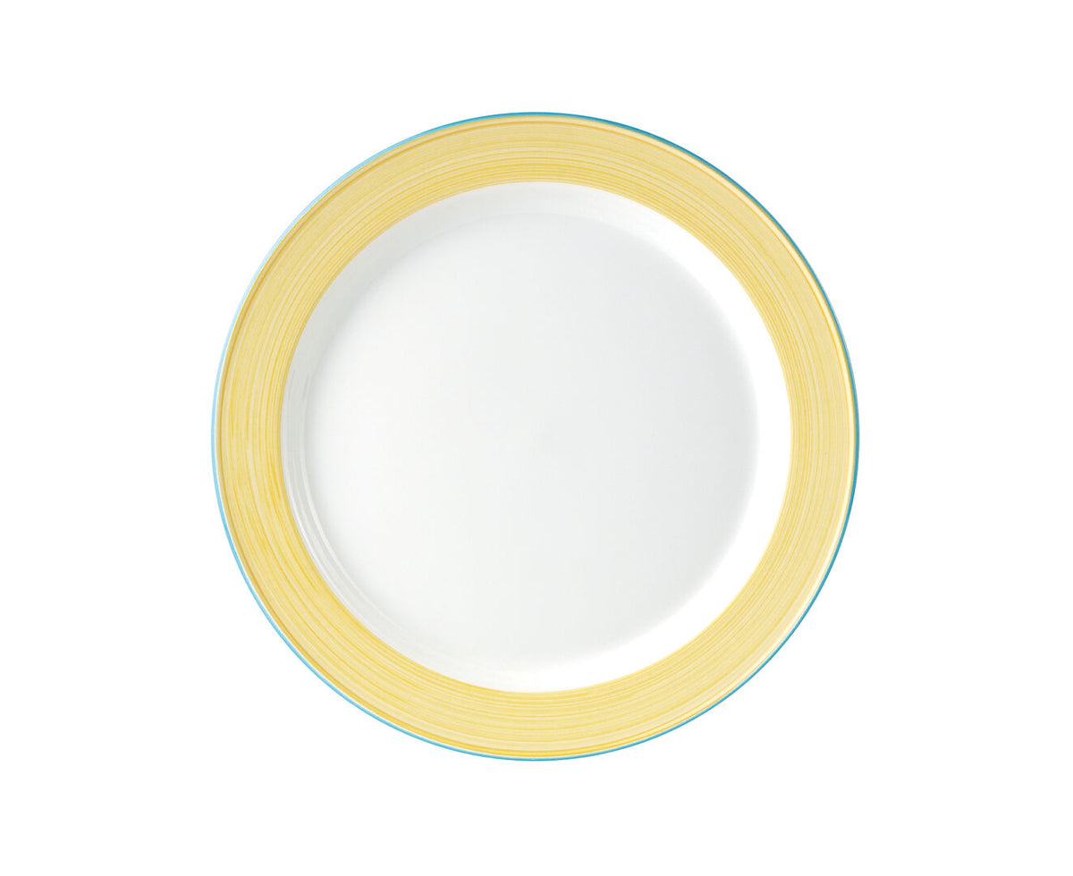 Utopia | Tableware | Rio Yellow Slimline Plate 20.25cm (8") | Bespoke77
