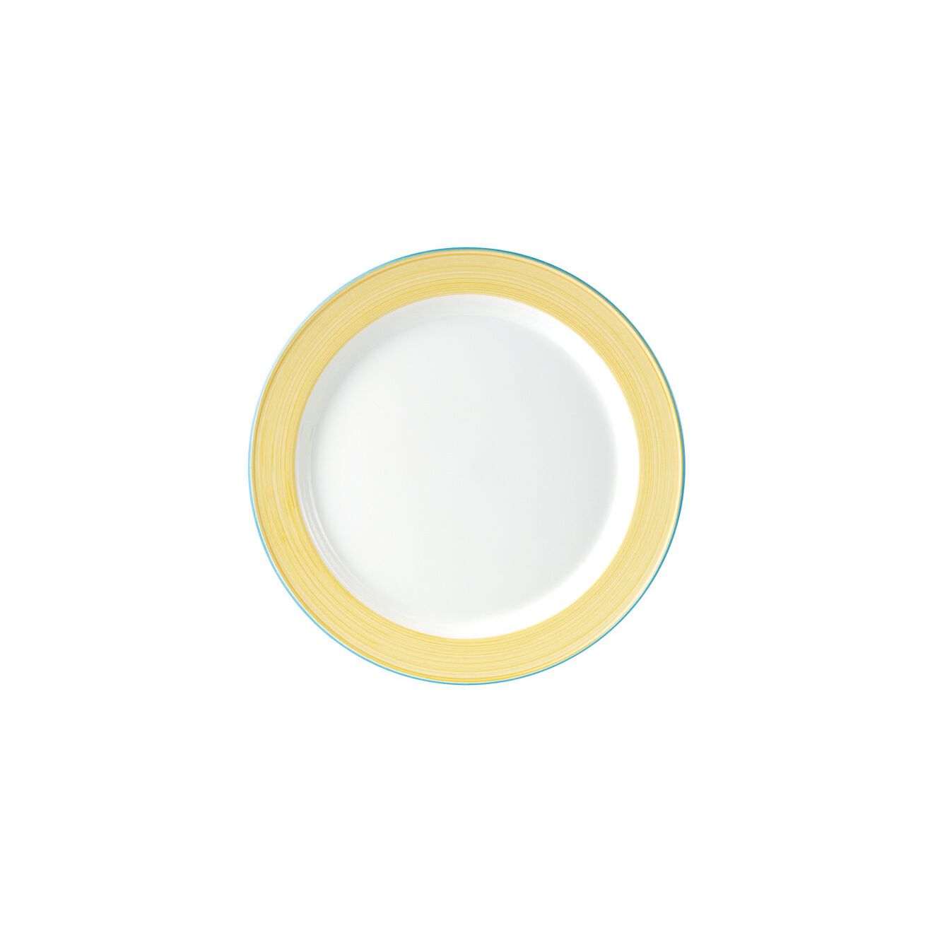 Utopia | Tableware | Rio Yellow Slimline Plate 15.75cm (6 1/4") | Bespoke77