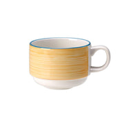 Utopia | Tableware | Rio Yellow Slimline Stacking Cup 20cl (7oz) | Bespoke77