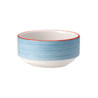 Utopia | Tableware | Rio Blue Unhandled Stacking Soup Cup 28.5cl (10oz) | Bespoke77